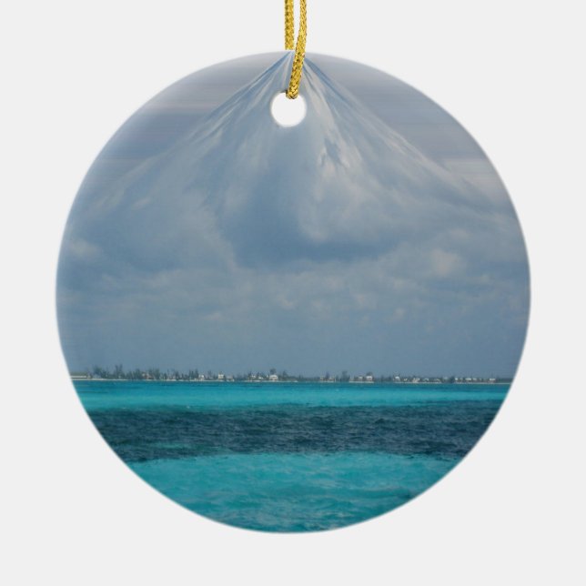 Clouds Over Grand Cayman Ornament (Front)