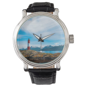 Clouds over lighthouse near Ushuaia, Argentina Watch