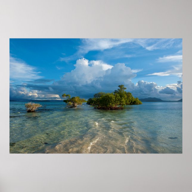 Clouds Over Marovo Lagoon Poster (Front)
