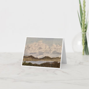 Clouds Over Mono Lake Greeting Card