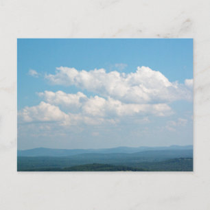 Clouds Over Mountains Postcard