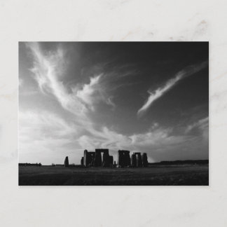 Clouds Over Stonehenge Postcard