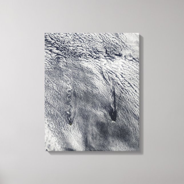 Clouds over the Juan Fernandez Islands Canvas Print (Front)