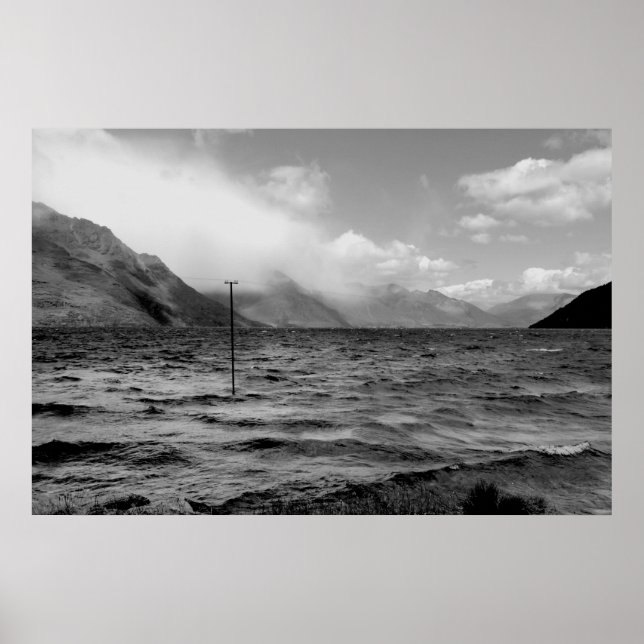 Clouds over the Lake Poster (Front)