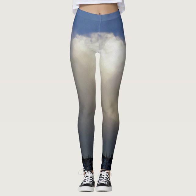 Clouds Over the Ridge Leggings (Front)