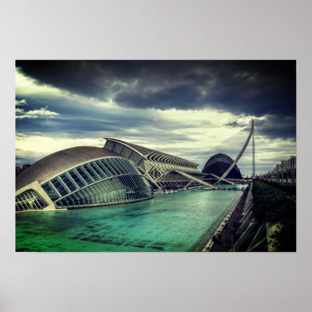 Clouds over Valencia Poster (Front)