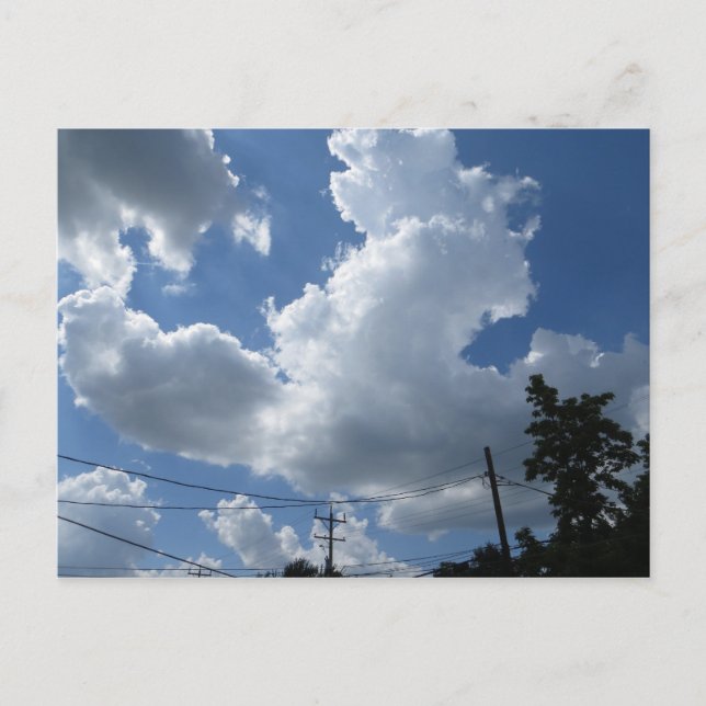 Clouds Postcard (Front)
