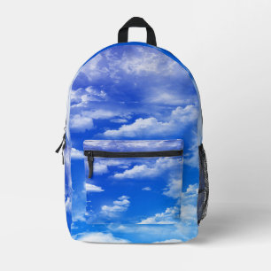 Clouds Printed Backpack