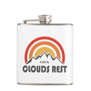 Clouds Rest Mountain Yosemite Hip Flask