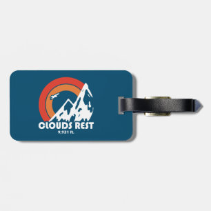 Clouds Rest Mountain Yosemite Sun Eagle Luggage Tag