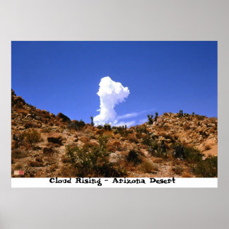 Clouds Rising - Arizona Desert Poster