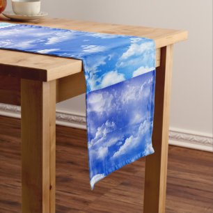 Clouds Short Table Runner