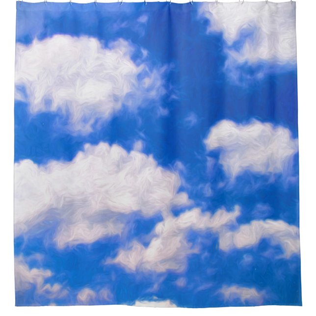 Clouds Shower Curtain (Front)