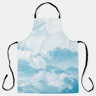 Clouds sky cartoon vector images apron