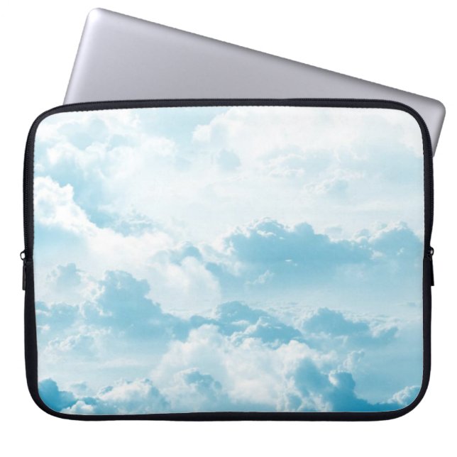 Clouds sky cartoon vector images laptop sleeve (Front)