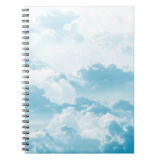 Clouds sky cartoon vector images notebook