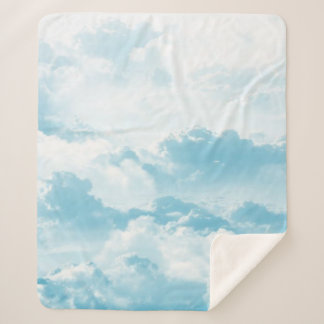 Clouds sky cartoon vector images sherpa blanket