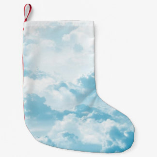 Clouds sky cartoon vector images small christmas stocking