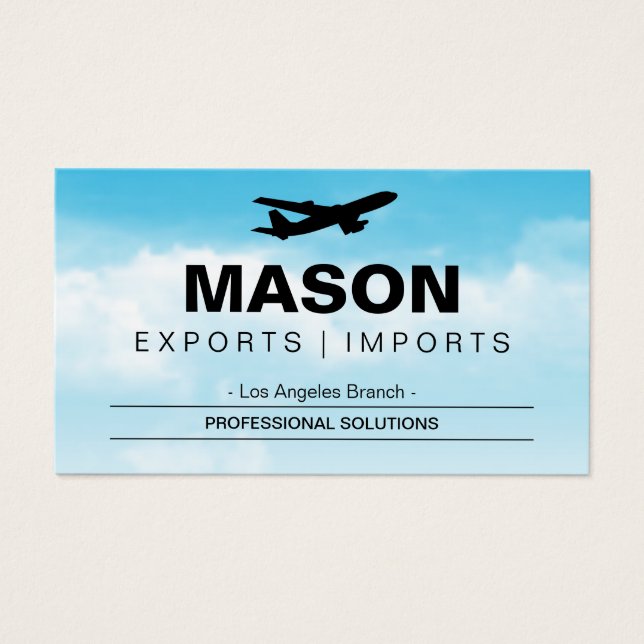 Clouds Sky | Flying Aeroplane (Front)