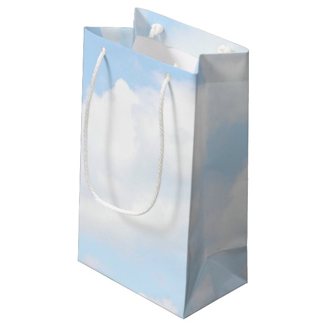 Clouds Small Gift Bag (Back Angled)
