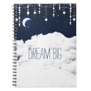 Clouds Starry Night Sky Dream notebook journal