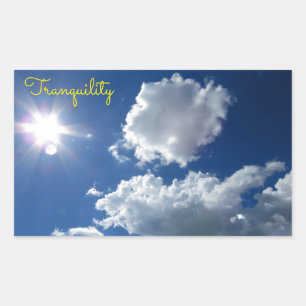 Clouds Sunstar sunburst tranquillity Sticker