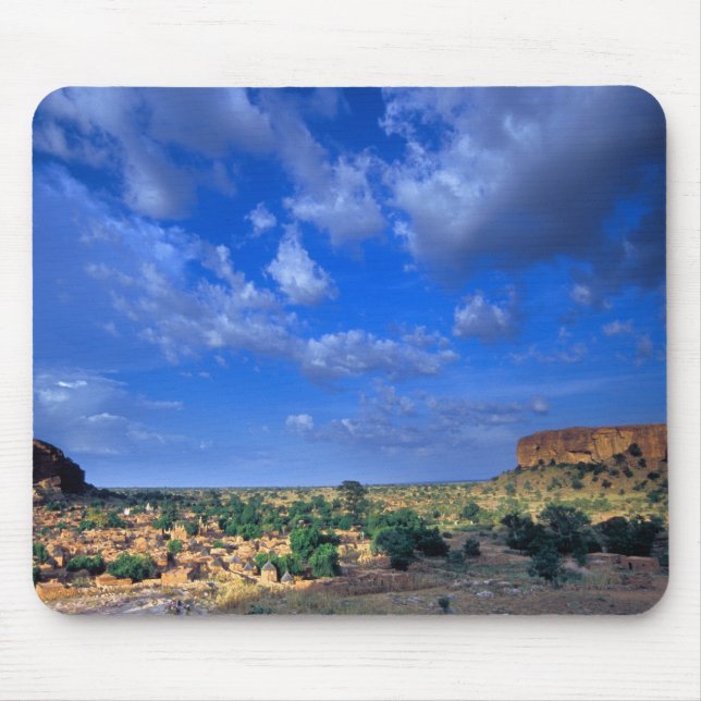 Clouds sweeping across the sky over the mouse mat (Front)