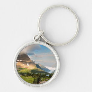 Clouds Sweeping Through Mountains Key Ring