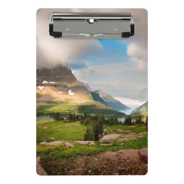 Clouds Sweeping Through Mountains Mini Clipboard (Front)