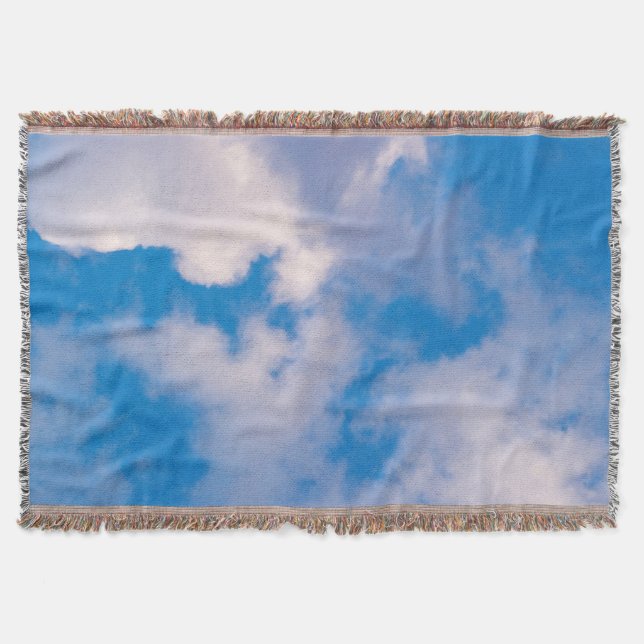 Clouds Throw Blanket (Front)