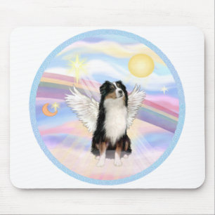 Clouds - Tri Colour Australian Shepherd Mouse Mat