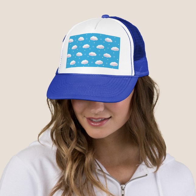 Clouds Trucker Hat (In Situ)