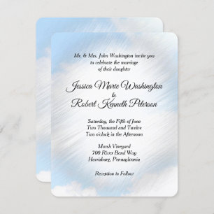 Clouds Wedding Invitations