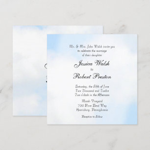 Clouds Wedding Invitations