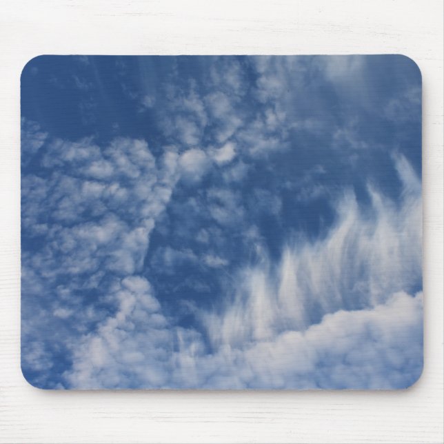 Clouds with teeth mouse mat (Front)