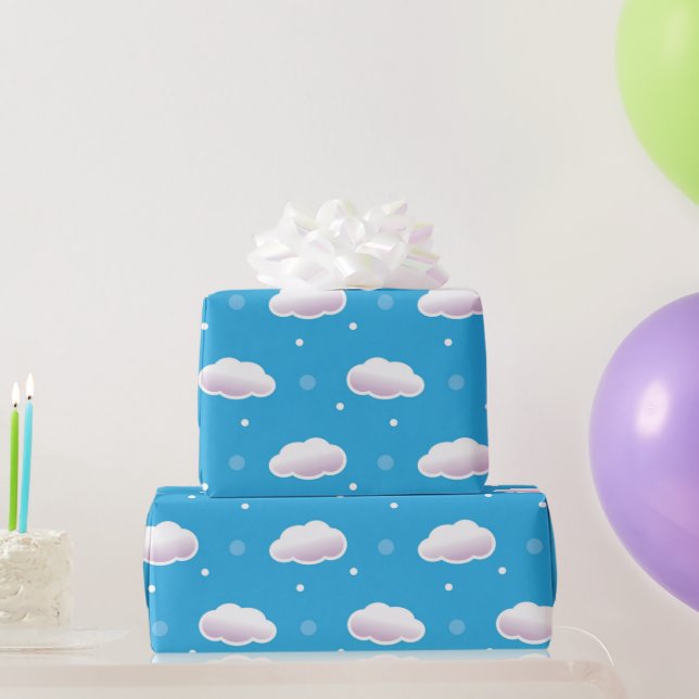 Clouds Wrapping Paper (Party Gifts)