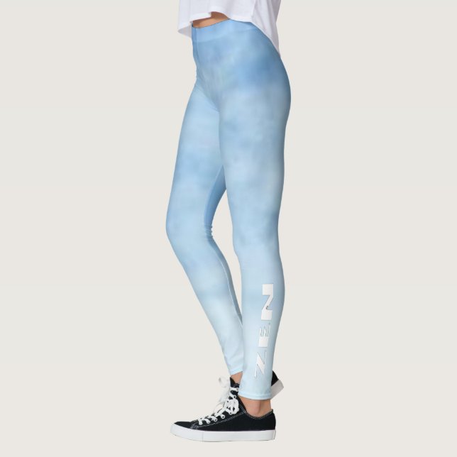 Clouds Zen white leggings (Left)