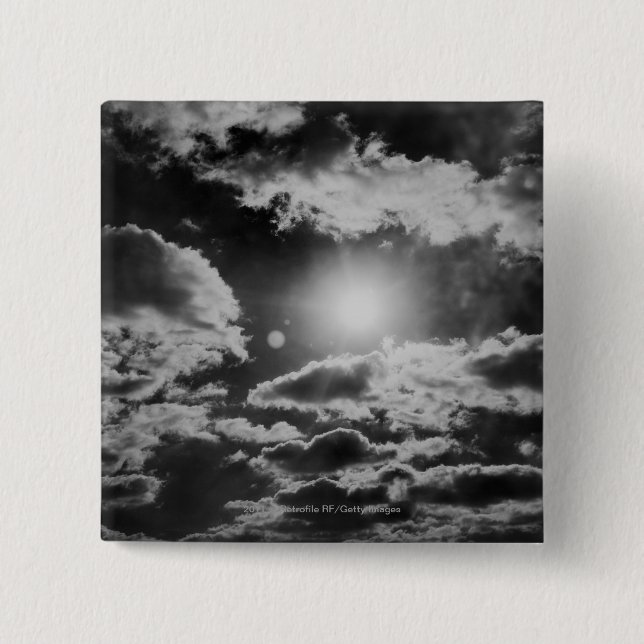 Cloudscape 15 Cm Square Badge (Front)
