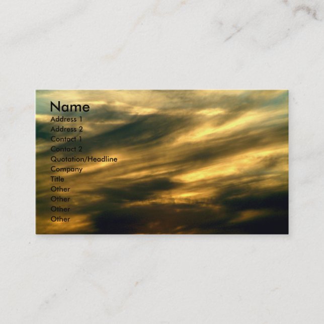 Cloudscape Business Card (Front)