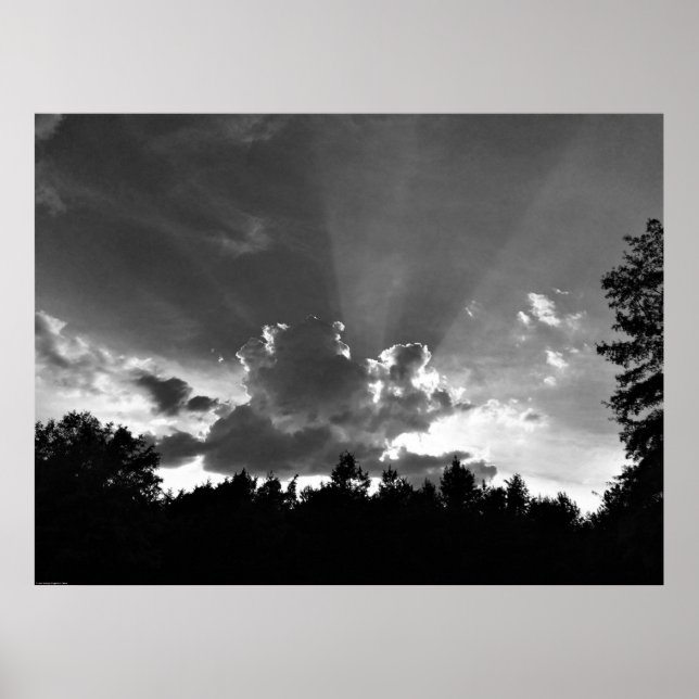 Cloudscape / Noir, Poster (Front)