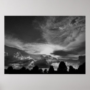 Cloudscape / Noir, Poster