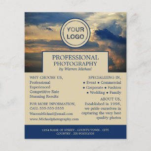 Cloudscape, Photography, Photographer Hire Flyer