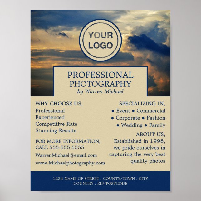 Cloudscape, Photography, Photographer Hire Poster (Front)