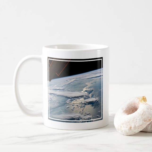 Cloudscapes Around Sumatra, Indonesia. Coffee Mug (With Donut)