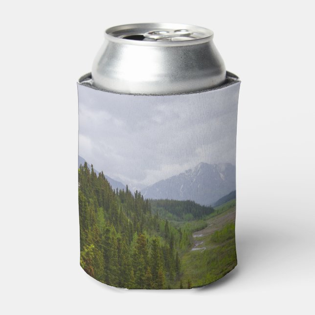 Cloudy At Denali Can Cooler (Can Front)
