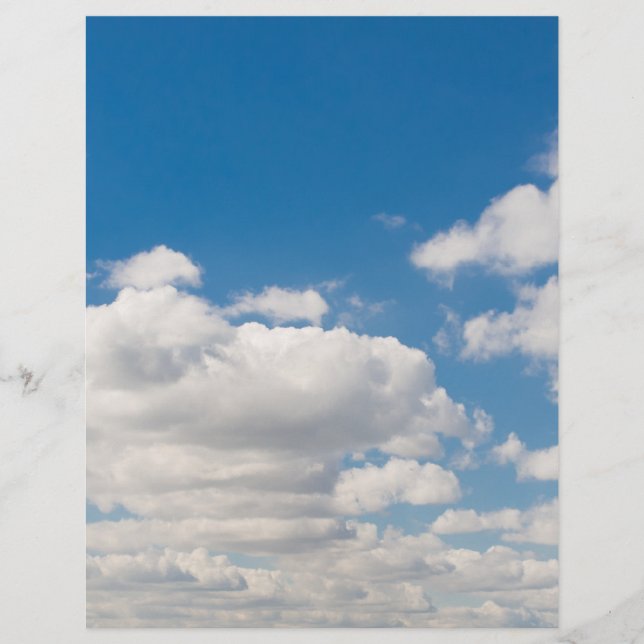 Cloudy blue sky flyer (Front)