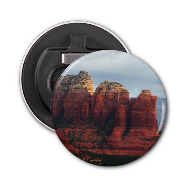 Cloudy Coffee Pot Rock in Sedona Arizona Bottle Opener (Front)