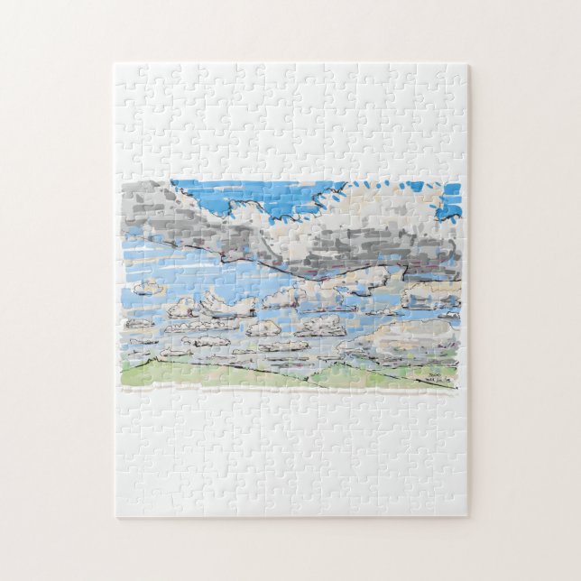 Cloudy day jigsaw puzzle (Vertical)