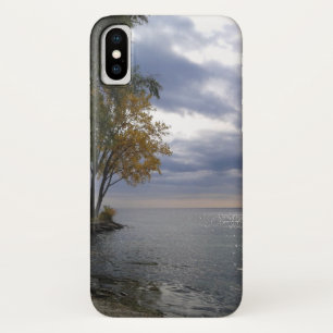 Cloudy Day Lake Ontario iPhone X Case