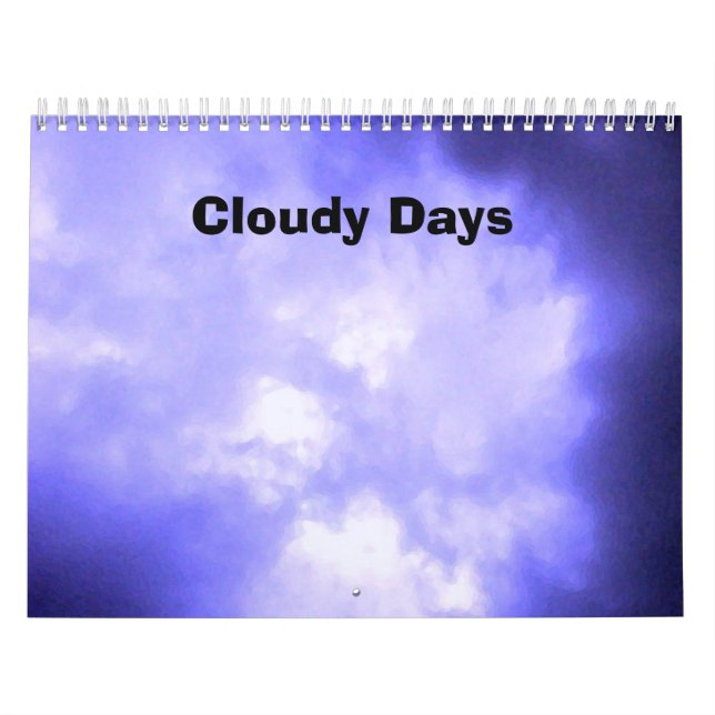 Cloudy Days Calendar (Cover)